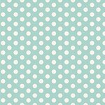 Tilda Medium Dots 7 mm - Teal  
