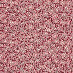 Liberty - Flower show - Chatsworth Blossom 5728C rode bloemetjes warme tint rood..