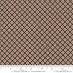 Moda - Jo Morton - Shelbyville - 38075-18 De nieuwe collectie van jo Morton Beige in het midden een donkerrood motiefje 