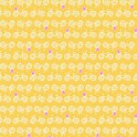 Sugar - Go by Bike - Lemon van Free Spirit quiltstof met fietsen