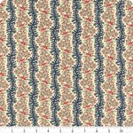 Moda - Sarahs Story - Betsy Chutchian - 31592-12  Een mooie randstof blauw met kleine bloemetjes  