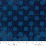 Moda - Grunge - Hits the spot - 58 Navy donkerbl. met donkerbl. stip Quiltstof