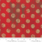 Moda - Grunge - Hits the spot - 376M. Formula rood met goudkleurige stip 