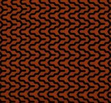  Camelot - Black & Tan - 2141803 Een mooi design in cognac bruin met zwart. Zoals al onze stoffen 100% katoen en 110 cm reed.