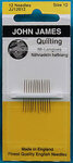 Quilting Naalden (12). Verpakt per 12 stuks. JJ-Q-JJ12012