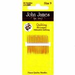 Quilting Naalden (20). Verpakt per 20 stuks.-JJ12009 size 9.. Van John James - England.