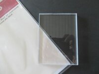 Acryl stempelblok 10,5 cm x 7,5 cm en 6 mm dik