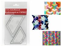 Quiltstempels - transparant - CRE0025 Transparante Quiltstempels CRP0025 2  stempels