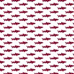 Dear Stella design wit met visjes