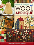 Boek Wool applique Sweet ans simple