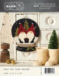 Patroon voor een ornament van 5,5 x 6,25 inch Gnome snow globe 
