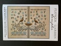 Borduurpatroon Flower Garden Sampler van Artful - Offerings