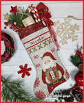 Ho Ho Ho Christmas Stocking van Crocette a Gogo