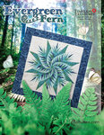 Quiltpatroon Evergreen Fern nog. 101 cm x 101 cm 