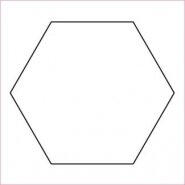 0,75 NCH - Hexagons - Pakje van 100 stuks - BF-HEXAGONS 