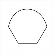 1 inch Flower Petals 50 papieren malletjes in de verpakking.