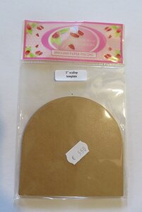 3 INCH - Scallops template- Busyfingers  Sue Daley