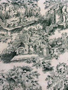 Season's greetings van Fabri Quilt groene toile