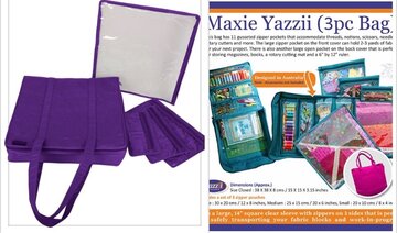SUPER AANBIEDING Organiser -Yazzii - Purple - MAXIE Yazzii 3 pc bag