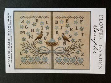 Borduurpatroon Flower Garden Sampler van Artful - Offerings