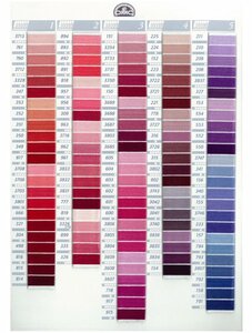 Borduurgaren Venus  Perle 8 omgezet van DMC strengen van 25 gram 