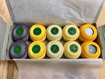 Doosje Venus Crochet garen 5 gram 10 stuks A6