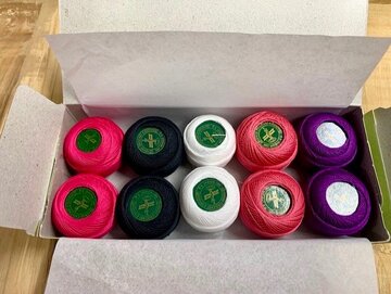 Doosje Venus Crochet garen 5 gram 10 stuks A10