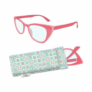 Deze leesbril is sterkte + 5 van Lori Holt Bee in my Bonnet Stitchy readers