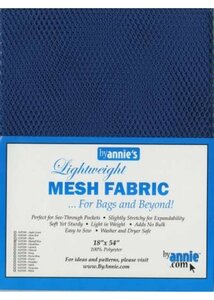 Mesh fabric by Annie blauw 18 x 54 inch
