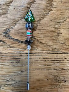 Counting pin - Telnaald om de draden van uw borduurlinnen te tellen of als sierspeld