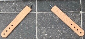 Zijlatten voor de borduurstandaard 2 stuks