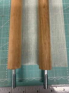 Set rollers voor de borduurstandaard/frame 35 cm