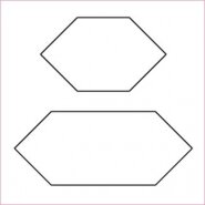 1 INCH - Elongated Hexagons - Busyfingers - BF-ELAGHEXAGONS - 50 papers - Sue Daley.